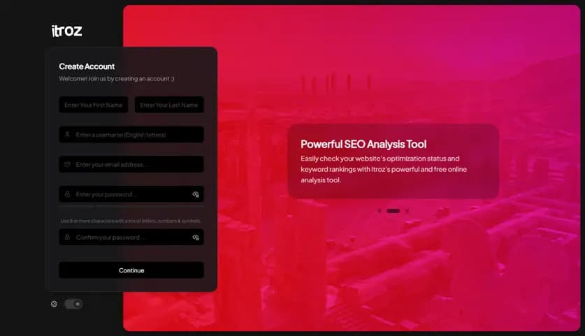 Create Account